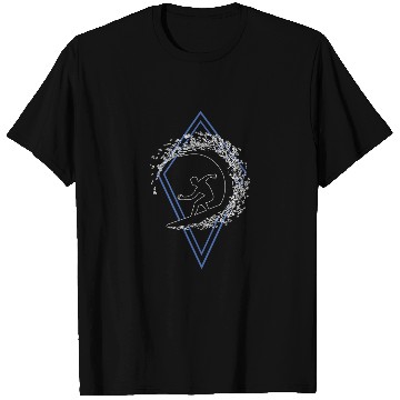 Discover Surfer in the wave T Shirts