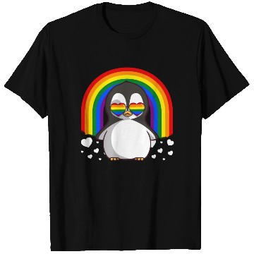Discover Penguin Gay Pride Rainbow LGBTQ T Shirts