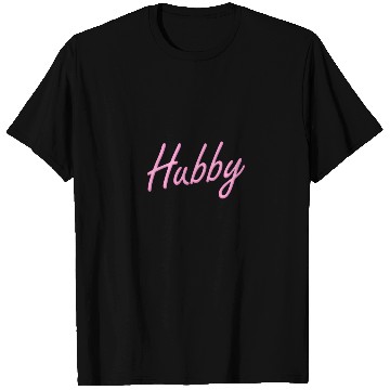 Discover Hubby Neon - Pink T Shirts