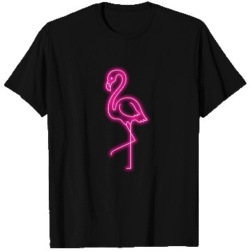 Discover Flamingo Neon T Shirts