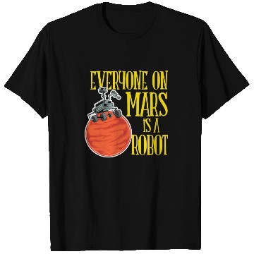 Discover Mars- American Robot - Planetarium T Shirts