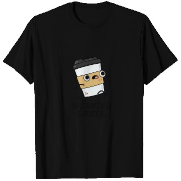 Discover Running Latte Cute Coffee Pun T Shirts