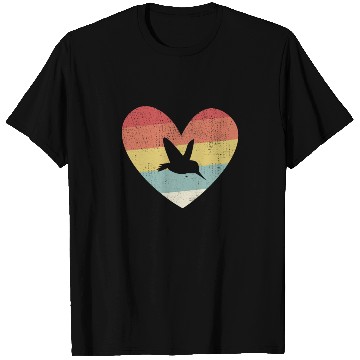 Discover Bird watching Hummingbird Heart (Gift) T Shirts