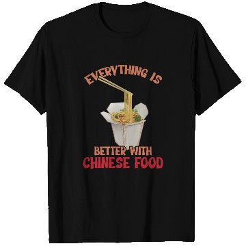 Discover Chinese Food Expert Asian eating Noodles Foodie T Shirts