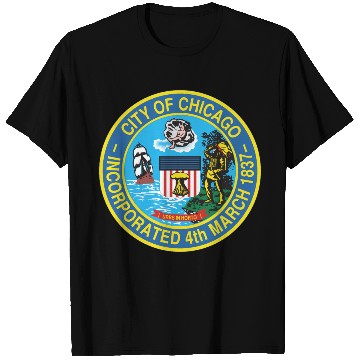 Discover Seal of Chicago, Illinois T Shirts