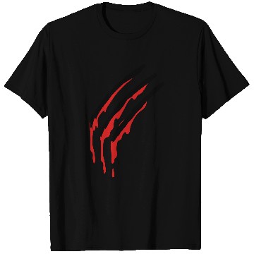 Discover three slashes with blood werewolf T Shirts