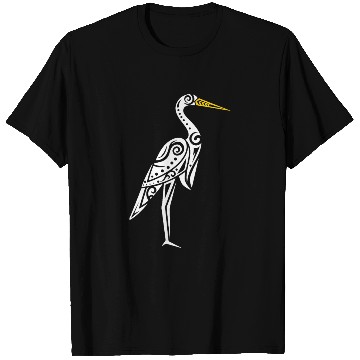 Discover Maori Kotuku White Heron Polynesian T Tattoo T Shirts