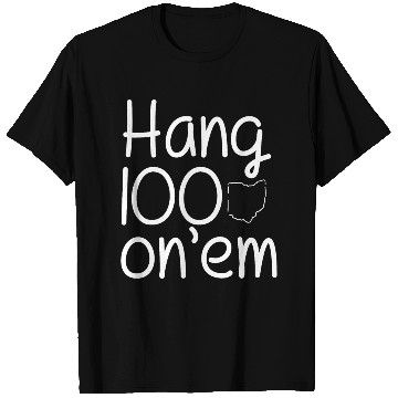 Discover Hang 100 On Em college football funny T Shirts