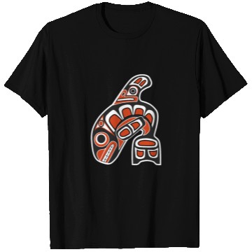 Discover Orca Whale Indian Totem Tribal Haida Style Art T Shirts