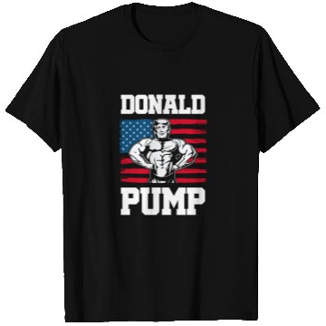 Discover Donald Pump Trump Workout Patriotic Fitness Gym Fu T Shirts
