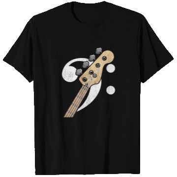 Discover Bass Clef Guitar Bass Player Musician T Shirts