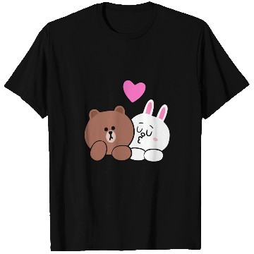 Discover Cute Brown Bear Cony Bunny Rabbit Lean On Me I Lov T Shirts