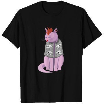 Discover Punk Rock Cat T Shirts