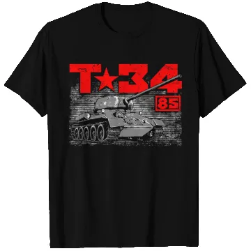 Discover T-34-85 Soviet medium tank T Shirts