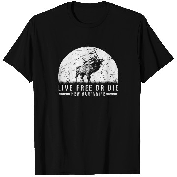 Discover Live Free or Die New Hampshire Hiking T Shirts
