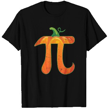 Discover funny pumpkin pi halloween costume math pun gift T Shirts