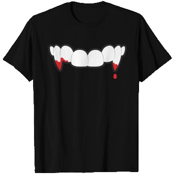 Discover Halloween Vampire Teeth Mask T Shirts
