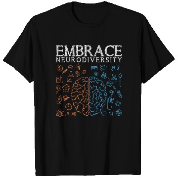 Discover Embrace ADHD Autism ASD Neurodiversity T Shirts