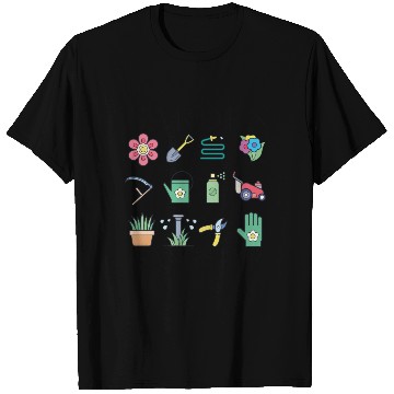 Discover Funny Garden Gangster Colorfulgraphic Garden Tools T Shirts