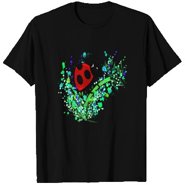 Discover Ladybug Splatter Art T-Shirts