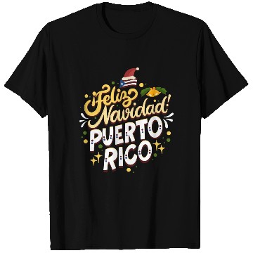 Discover Feliz Navidad Puerto Rico - Merry Christmas T Shirts