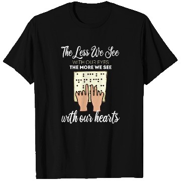 Discover Braille Blindness Gift For Blind People T Shirts