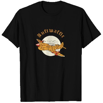 Discover Luftwaffle Waffle Military Aircraft Pilot T Shirts