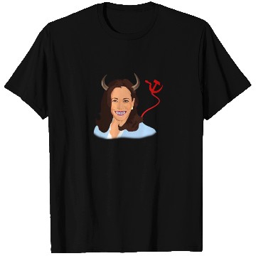 Discover Trump kamala harris monster communist T Shirts