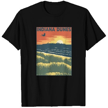 Discover Sunset Indiana Dunes T Shirts