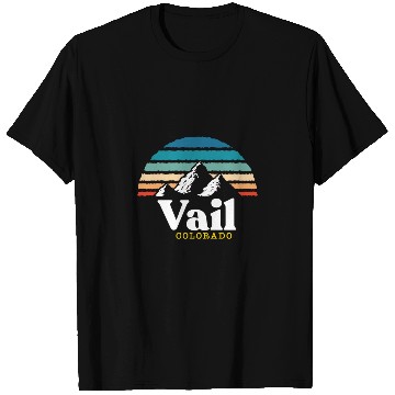 Discover Vail Colorado Usa Ski Resort 1980S Retro Gift T Shirts