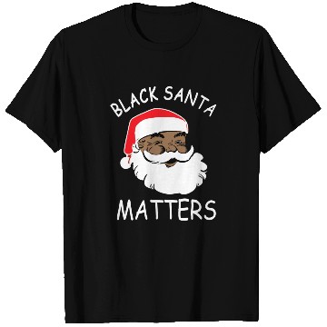 Discover African American Black Santa Matters Christmas T Shirts