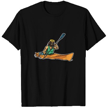 Discover Cool Jesus Rowing Kayak Paddling Gift Idea T Shirts