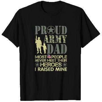 Discover Proud Army National Guard Dad American Flag T Shirts