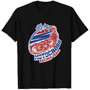 Discover Motocross Racing Team T Shirts