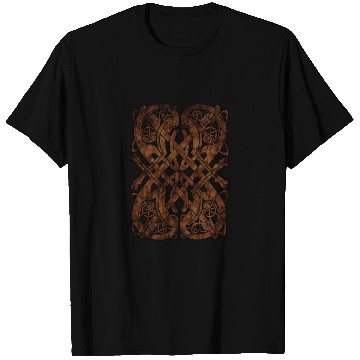 Discover Orange Celtic art gift T Shirts