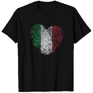 Discover Italy in my DNA: italy Heart T Shirts