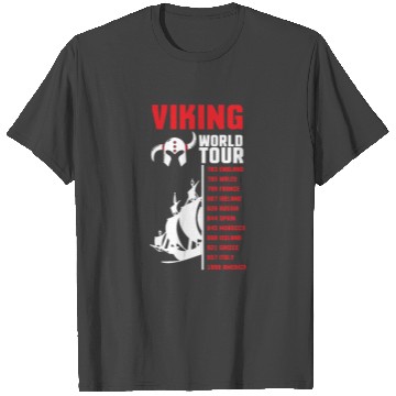 Discover Vikings Viking World Tour T Shirts