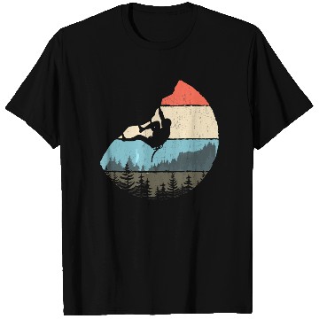 Discover Vintage Style Rock Climbing Retro Bouldering T Shirts