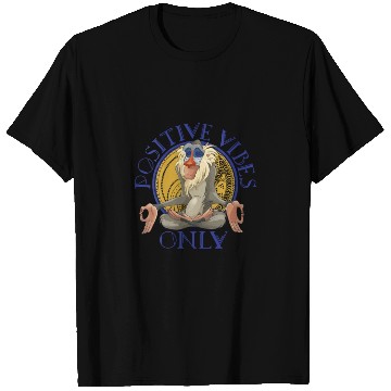 Discover Lion King Rafiki Meditating Positive Vibes Only T Shirts