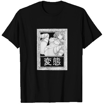 Discover hen Anime Waifu japanese sexy bikin Girl Ahegao T Shirts