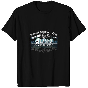 Discover Denali National Park Alaska Ak Usa Moose Souvenir T Shirts