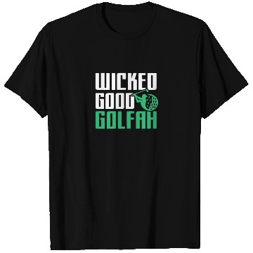 Discover Funny New England Accent, Wicked Good Golfer Gift T Shirts
