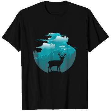 Discover Reindeer Nature landscape T Shirts