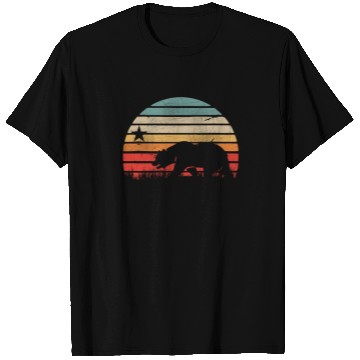 Discover California Bear Retro Vintage Sunset T Shirts