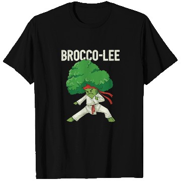 Discover Brocco Lee Broccoli Karate Vegan Vegetarian MMA T Shirts