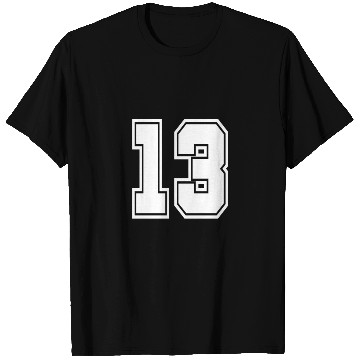 Discover 13 back number college style football soccer T Shirts