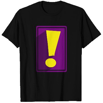 Discover Purple Whee! Shadow Exclamation Point T Shirts