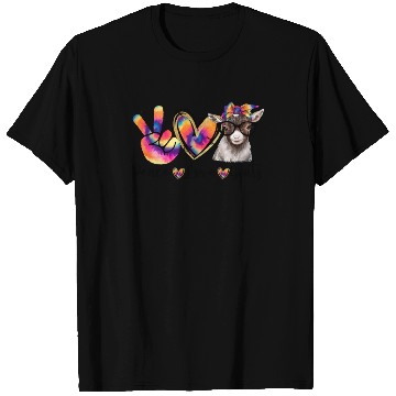 Discover Peace Love Goats T Shirts