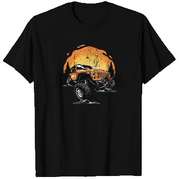 Discover Jeep adventure T Shirts