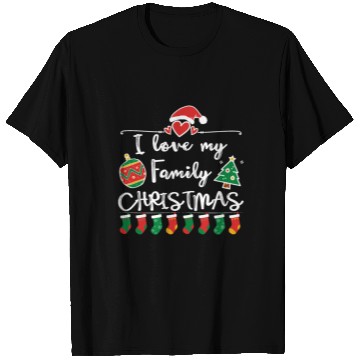 Discover I Love My Family ,Christmas family T Shirts.